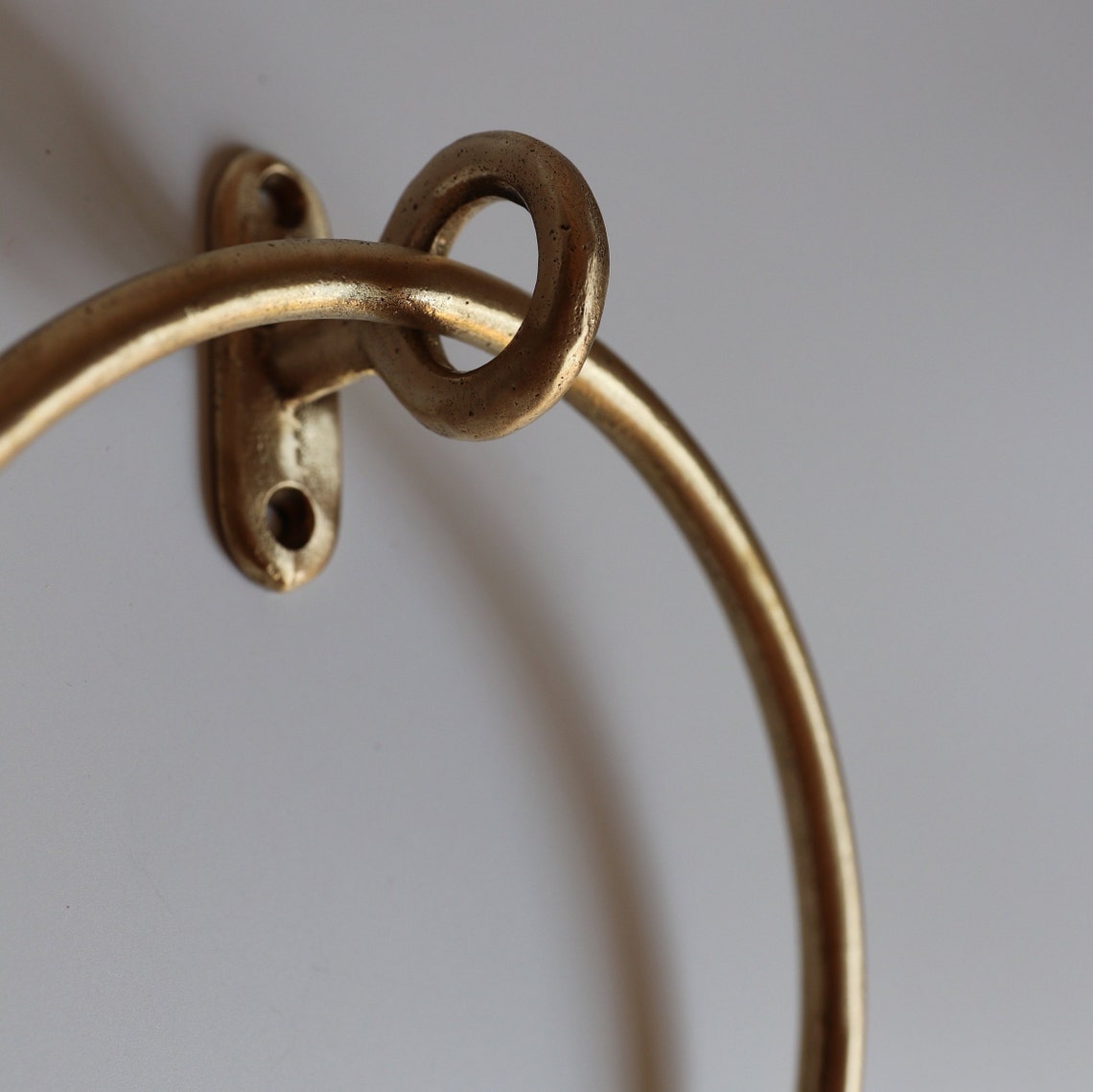 Brass Towel ring oil rubbed bronze Towel ring bathroom Etsy