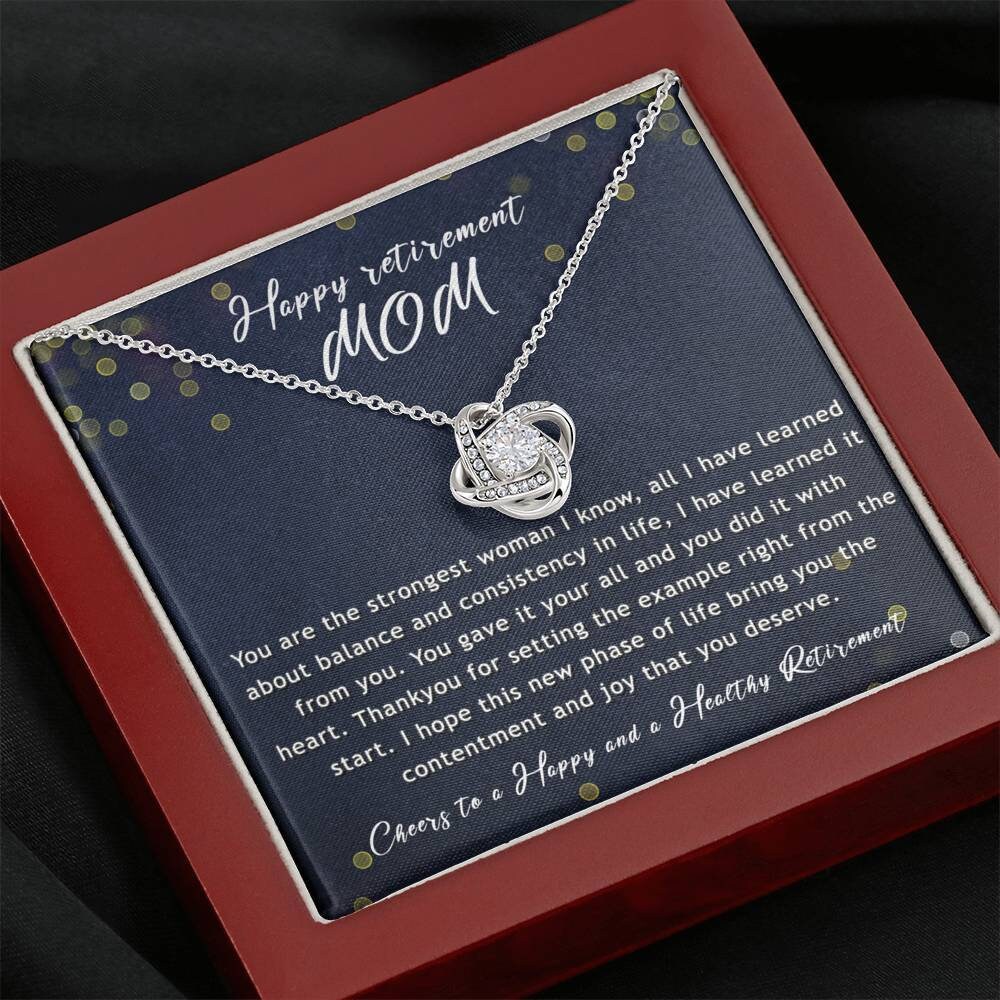 Mom Retirement Necklace Gift Retirement Gift For Mom Gift | Etsy