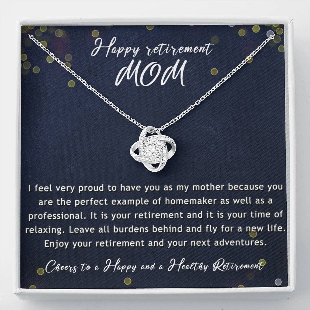 Mom Retirement Necklace Gift Retirement Gift For Mom Gift | Etsy