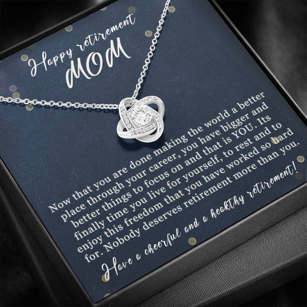 Mom Retirement Necklace Gift Retirement Gift For Mom Gift | Etsy