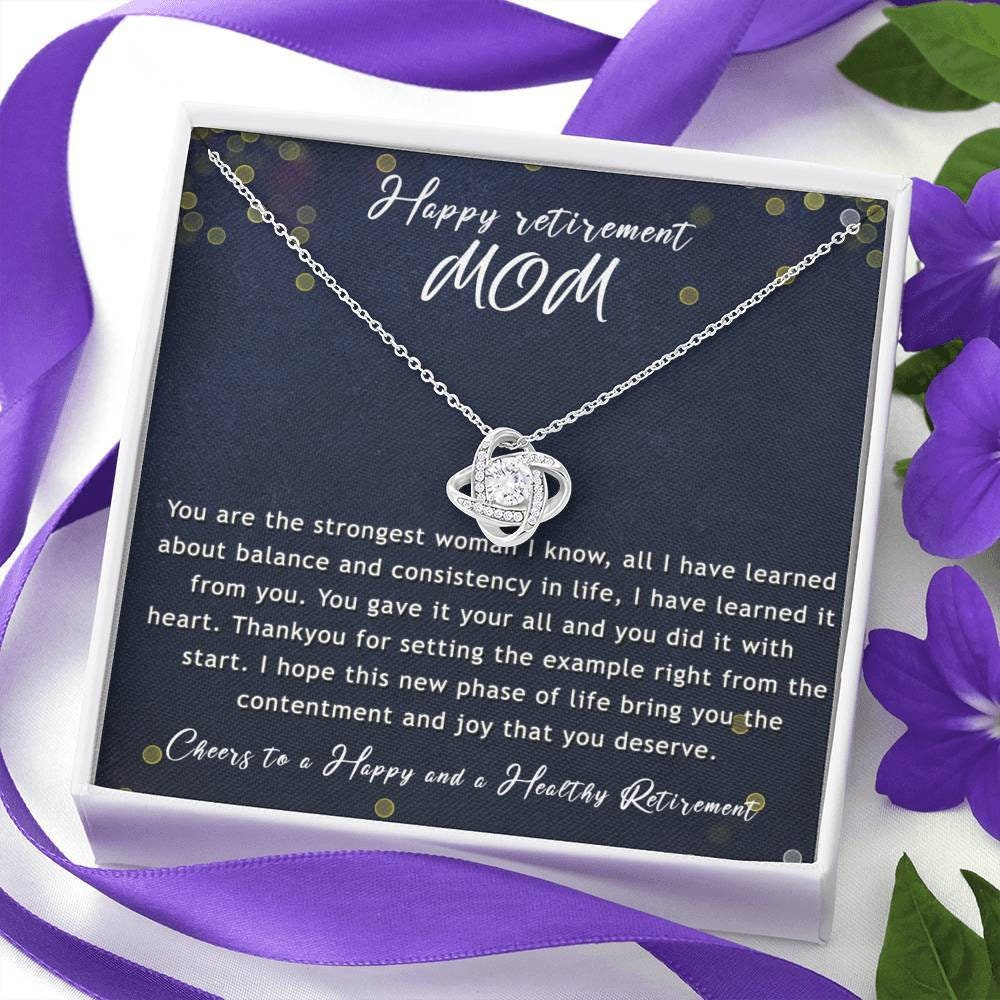 Mom Retirement Necklace Gift Retirement Gift For Mom Gift | Etsy