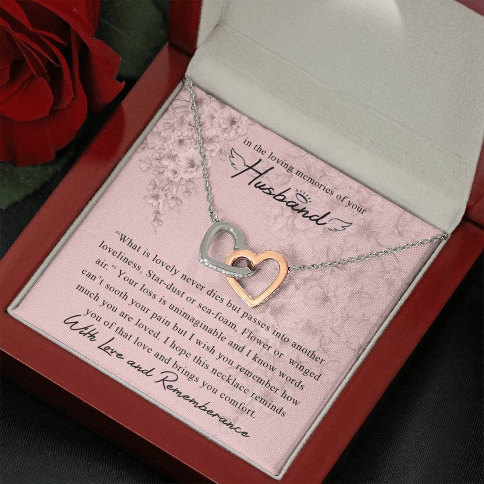 Husband Memorial Gift NecklaceBereavement GiftFamily Loss of Etsy