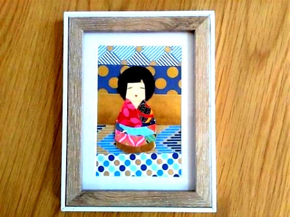 Cadre Poupée Japonaise Iko