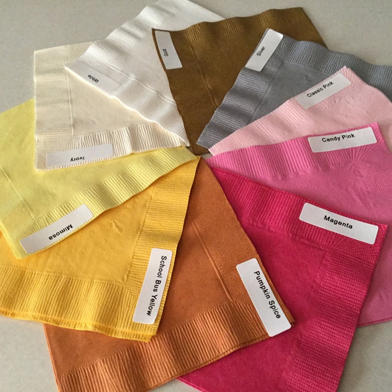 Embossed Napkin Cocktail All Occasion Wedding Beverage Floral Bridal Shower