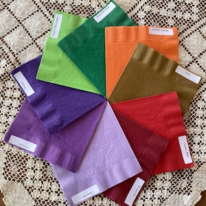 Dinosaur - Embossed Napkins - Children’s Party - All occasion - Cocktail/Beverage Bild 2