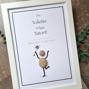 Toilet, toilet picture, funny, toilet, stone picture toilet, toilet, guest toilet, bathroom, toilet regulations, toilet rules, DinA4, crime scene, gift entry