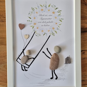 Farewell gift childminder, best educators, kindergarten, gift farewell, daycare center, stone picture DinA4, customizable