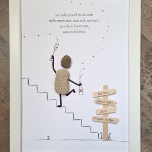 Retirement gift, special retirement gift, farewell colleague, farewell gift colleague, personalized pension gift