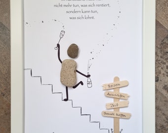 Retirement gift, special retirement gift, farewell colleague, farewell gift colleague, personalized pension gift