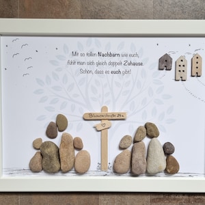 Neighborhood gift, friends, friendship gift, best friend, best friend, love, neighbors, stone image
