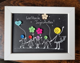 Farewell gift kindergarten, best kindergarten teacher, childminder, kindergarten farewell, thank you, button picture