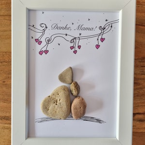 Regalo del Día de la Madre, regalo del Día de la Madre, Día de la Madre, Día de la Madre, mamá, abuela, para mamá, cuadro de piedra, regalo, regalo especial del Día de la Madre