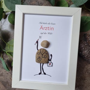 Doctor, best doctor, gift for doctor, thank you doctor, doctor, best doctor, Easter gift, stone picture