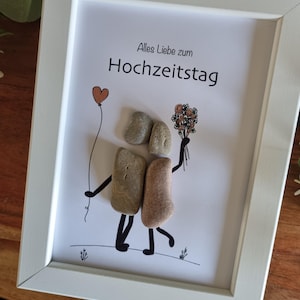 Regalo de aniversario de bodas, regalo para el esposo, regalo especial para la esposa, idea de regalo para el primer aniversario de bodas, regalo de aniversario de bodas, imagen de piedra