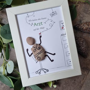 Best doctor, doctor, Easter gift, family doctor, gift doctor, doctor gift, for the best doctor, practice, gift health, stone picture