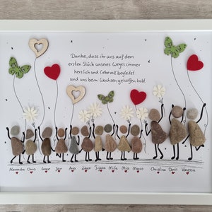 Farewell gift kindergarten, best educator, childminder, daycare farewell, thank you, stone image, customizable DinA3