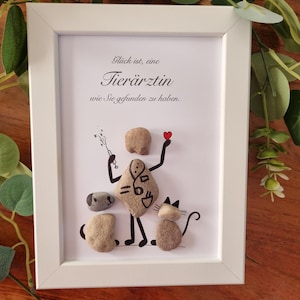 Veterinarian, Easter gift, veterinarian, best veterinarian, animals, gift veterinarian, thank you, veterinary practice, stone picture