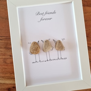Best friend, favorite person, girlfriends, sister, gift, Christmas gift, best friends, best friends, friendship, stone picture