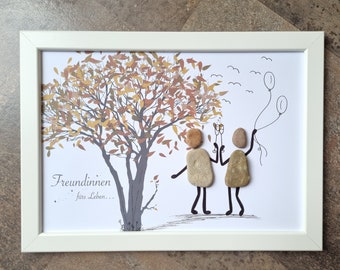 Best friend, favorite person, girlfriends, sister, gift, colleague, best friends, friendship, Christmas present, DinA4