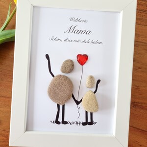 Regalo del día de la madre, para el día de la madre, abuela, mamá es la mejor, para mamá, madre, regalo del día de la madre, día de la madre, gracias, cuadro de piedra, regalo