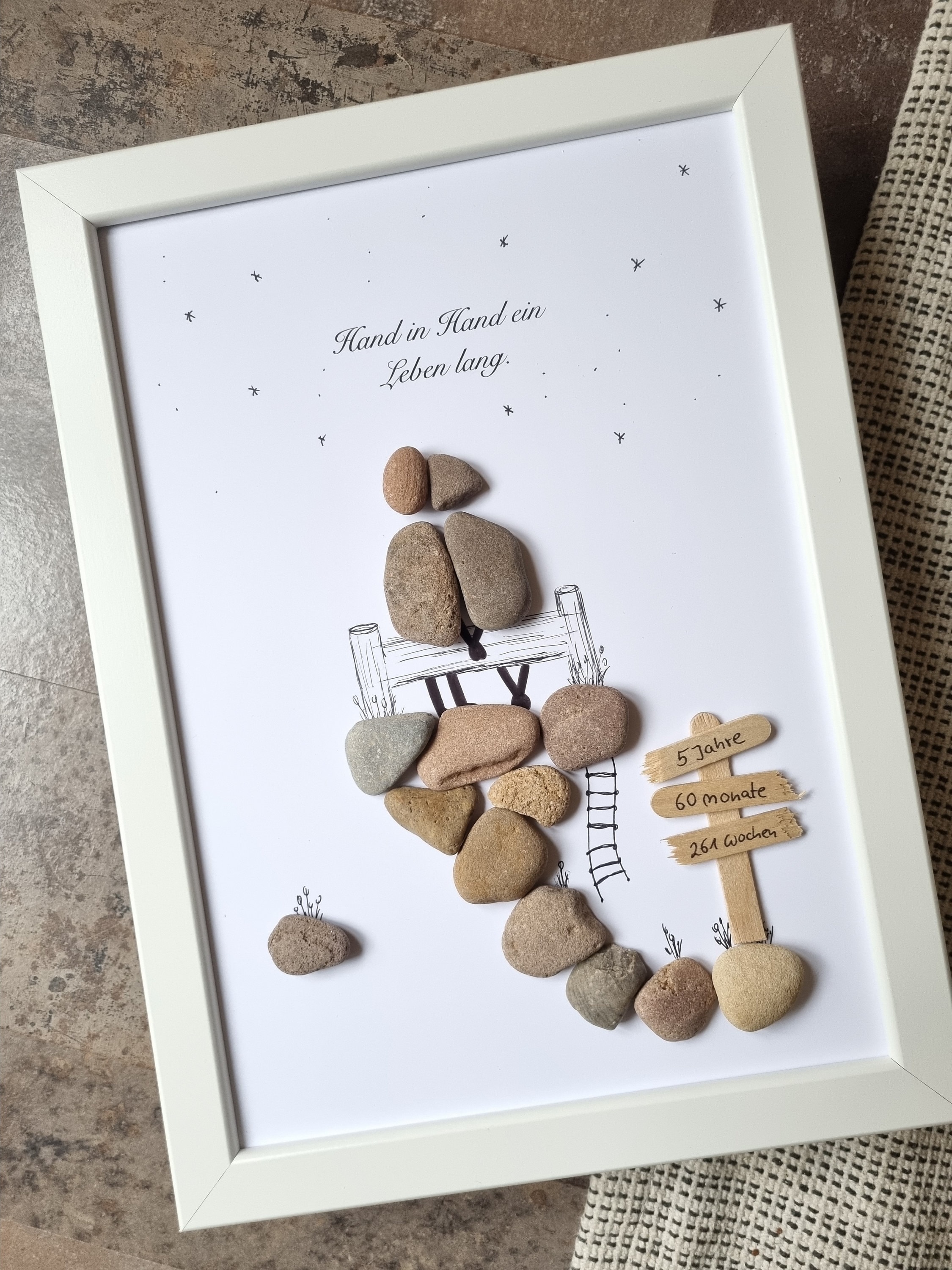 Laterne Zum 5. Hochzeitstag - Metall Mit LED-Kerze & Fernbedienung - Romantisches Geschenk Für Paare