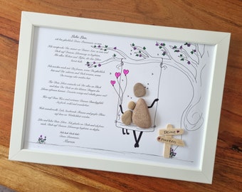 Gift godmother, gift godmother, special gift godparents, gift for baptism, gift confirmation, communion gift, godmother