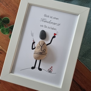 Pediatrician, best pediatrician, doctor, thank you, doctor gift, gift, stone picture