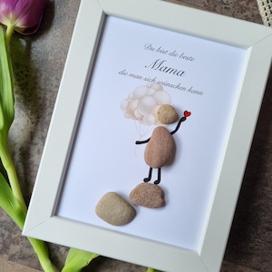 Regalo del Día de la Madre, regalo del Día de la Madre, Día de la Madre, para el Día de la Madre, mamá, abuela, para mamá, cuadro de piedra, regalo, regalo especial del Día de la Madre