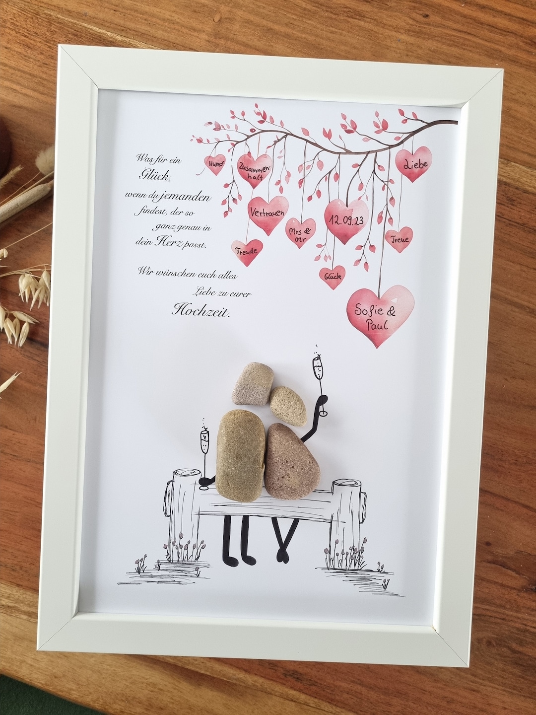 Was Schenke Ich Meinem Mann Zur Hochzeit Hochzeitsgeschenk, Just married, Stammbaum Lebensbaum zur Hochzeit