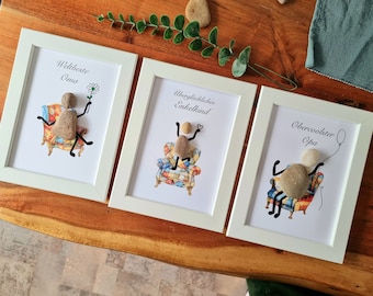 Gift for grandma and grandpa, special gift for grandma, Easter gift for grandpa, Easter gift for grandparents, set of 3, birthday gift for grandma and grandpa