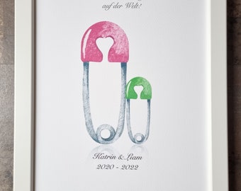 Farewell gift kindergarten, best kindergarten teacher, childminder, kindergarten farewell, thank you, DinA4 print