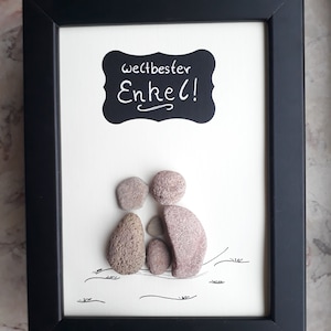 Grandchildren, Best Grandson, Grandchild, Grandma and Grandpa Are the Best, Grandpa, Grandma, Grandparents, Thank You, Stone Picture, Gift