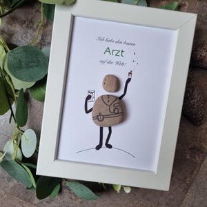 Best doctor, doctor, Easter gift, family doctor, gift doctor, doctor gift, for the best doctor, practice, gift health, stone picture