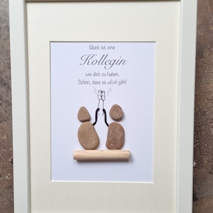 Colleague, best work colleague, thank you, stone picture work, when colleagues become friends, colleagues, farewell gift colleague