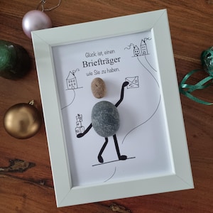 postman, postwoman, postman, best postman, post, thank you, thank you, stone picture