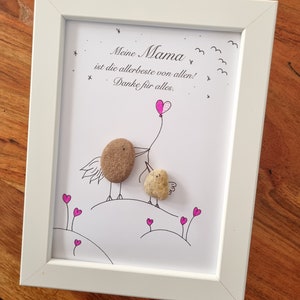 Regalo del día de la madre, para el día de la madre, abuela, mamá es la mejor, para mamá, madre, regalo del día de la madre, día de la madre, gracias, cuadro de piedra, regalo