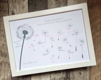 Kindergarten farewell, childminder, daycare farewell. Farewell gift, kindergarten, gift educators, thank you, crib, print DinA4