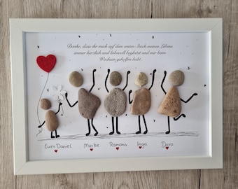 Kindergarten farewell, best kindergarten teachers, kindergarten, gift farewell, kindergarten, stone picture DinA4, customizable