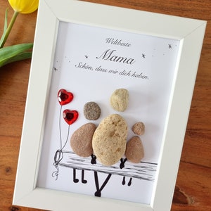 Regalo del día de la madre, para el día de la madre, abuela, mamá es la mejor, para mamá, madre, regalo del día de la madre, día de la madre, gracias, cuadro de piedra, regalo