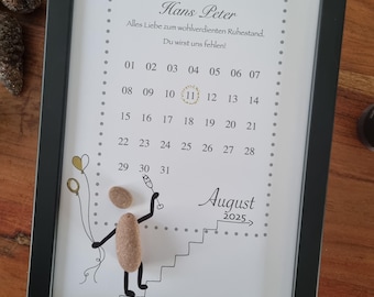 Retirement gift, farewell colleague, retirement gift, special farewell gift, personalized retirement gift