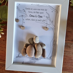 Gift for grandma and grandpa, special gift for grandma, Easter gift for grandpa, Easter gift for grandparents, birthday gift for grandma and grandpa, stone picture