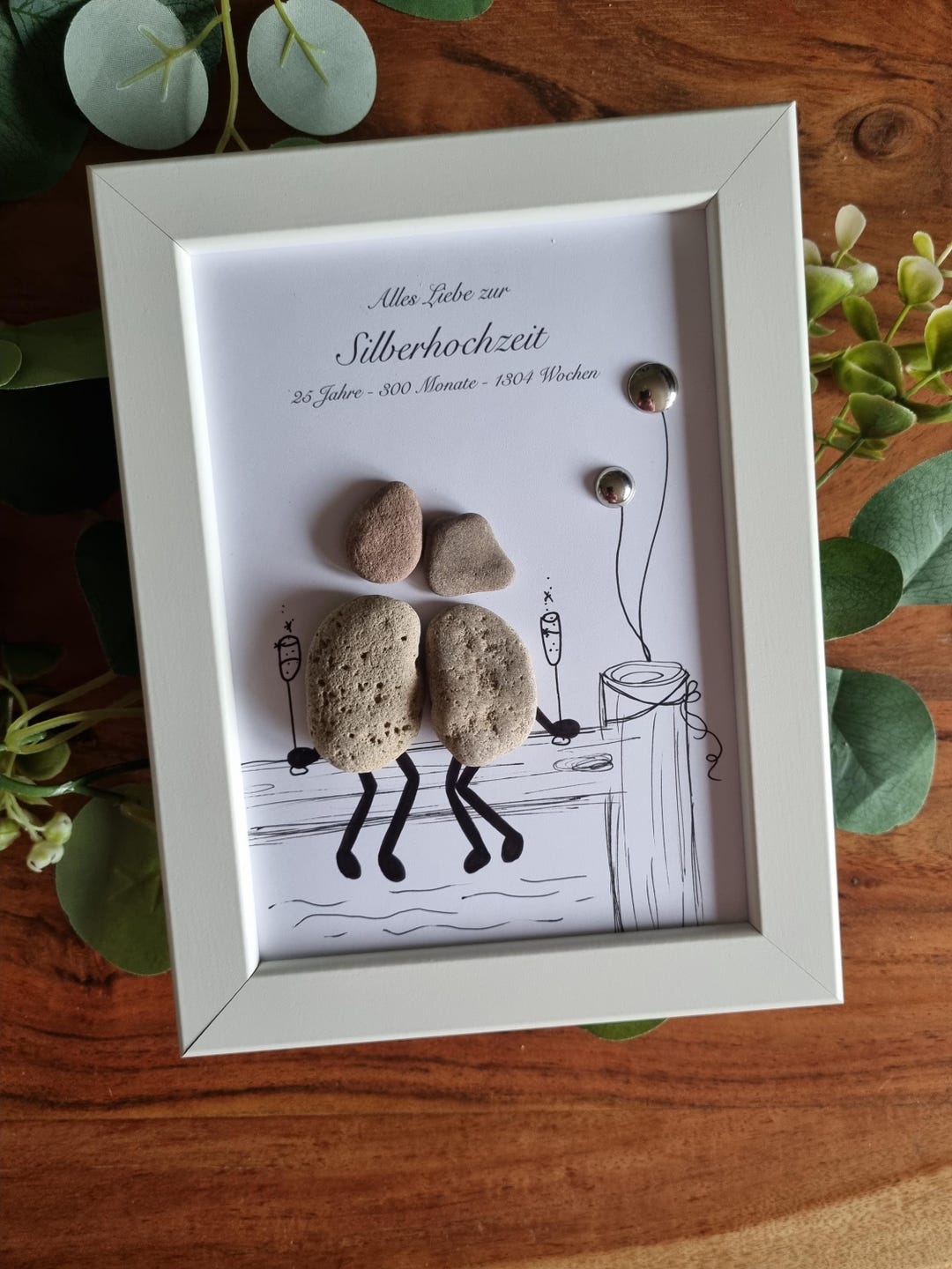 Cadeau noces d'argent, cadeau spécial pour les 25 ans de mariage, idée ...