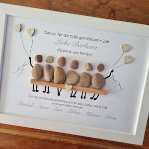 Personalized farewell gift colleague company farewell, unique gift colleague, colleague farewell, new job, stone picture