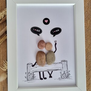 Valentine&#39;s Day Gift, Valentine&#39;s Day, Bridal Couple, Anniversary, Friendship, Love, Wedding Gift, Gift Love, Stone Image