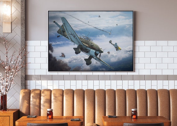 Poster 50 x 70 cm Messerschmitt Bf 109 Luftwaffe Wehrmacht