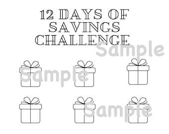 12 Days of Savings Challenge