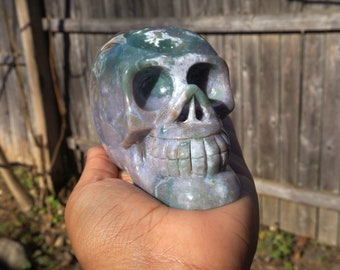 Ocean Jasper Skull