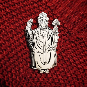 The Hierophant Tarot Card Enamel Pin