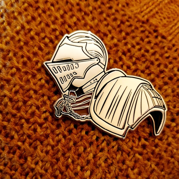 DS1 - Elite Knight Armour Set - Firelink Shrine Enamel Pin / Badge