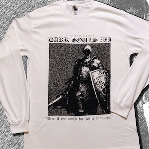 Koszula z długim rękawem Dark Souls 3 Hidetaki Miyazakiego